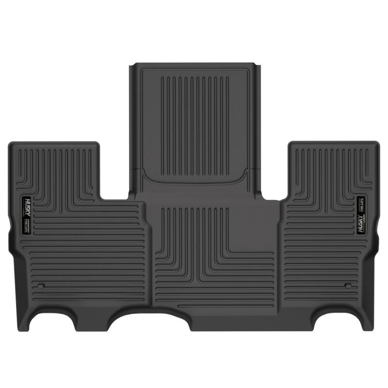 Jeep Grand Wagoneer Floor Mats - Rear - Husky Liners - WeatherBeater - Black - 2022+